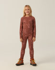 The campamento - kids - rabbit leggings - brown