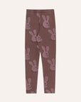 The campamento - kids - rabbit leggings - brown