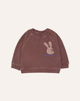 The campamento - baby - rabbit sweatshirt - brown