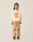 The Campamento - kids - ladybug trousers - camel