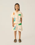 The Campamento - kids - drawings shirt - ecru