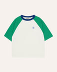 The Campamento - kids - colorblock t-shirt - green