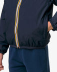 K-way - le vrai claude 4.0 warm jacket - blue depth
