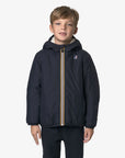 K-way - le vrai claude 4.0 orsetto jacket - blue depth