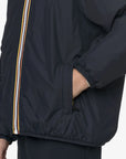 K-way - le vrai claude 4.0 orsetto jacket - blue depth