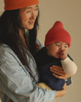 Hvid - wool vest - baby - harvey - blue