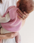Hvid - wool vest -baby - harvey - cotton candy