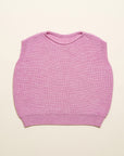Hvid - wool vest - harvey - kids - cotton candy