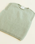 Hvid - wool vest - baby - harvey - mint