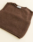 Hvid - wool vest - baby - harvey - mocha