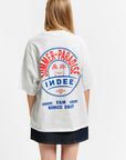 Indee - oversized t-shirt - vibes off white