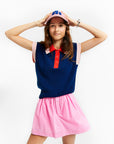 Indee - embroidery cap - villeneuve pink