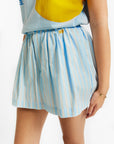 Indee - skirt short - vincennes sky blue
