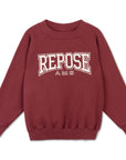 Repose Ams - raglan sweater - royal burgundy