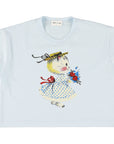 Morley - warsaw - rudy cat t-shirt - delicate blue