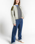 Indee - wallis - stripe round neck tee - navy