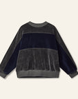 Wynken - sloth sweatshirt - slate/deep navy