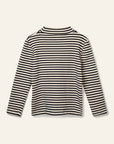 Wynken - lento stripe top - black/ecru