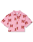Wynken - beach crop shirt - candy butterfly