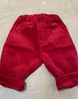 Pequeno tocon - 6080 - corduroy trousers - red