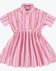 Morley - Xoe - crazystripe dress - pink