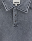 Bellerose - felder polo sweatshirt - black blue