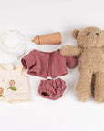 Egmont toys - Morrissette - teddy bear with clothes & suitcase