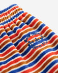 Bobo Choses - baby - have fun striped joggers - multicolor red