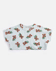 Bobo Choses - kids - Juicy Tomatoes all over cropped T-shirt