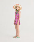Bobo Choses - kids - Tangerine all over ruffled shorts
