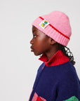 Bobo Choses - kids - roll the dice beanie - pink