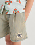 Bobo Choses - kids - bc Since 09 denim bermuda shorts