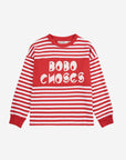 Bobo Choses - kids - bobo stripes t-shirt - red