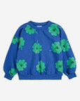 Bobo Choses - kids - lucky clover allover sweatshirt - blue