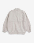 Bobo Choses - kids - bolder half zipped sweatshirt - heather grey