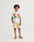 Bobo Choses - kids - Spicy Window Pane woven bermuda shorts