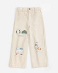 Bobo Choses - kids - everyday ghosts twill pants