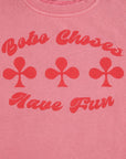 Bobo Choses - kids - have fun sweatshirt dress - pink