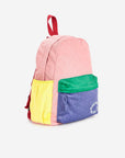 Bobo Choses - kids - colorblock corduroy backpack