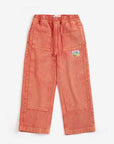 Bobo Choses - kids - taxi taurus tag twill pants