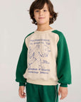 Bobo Choses - kids - mr footish raglan sweatshirt