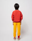 Bobo Choses Iconic - kids - poma red sweatshirt