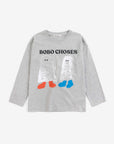 Bobo Choses - kids - booty ghosts longsleeve t-shirt