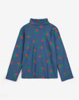 Bobo Choses - kids - stamp bloom allover turtleneck