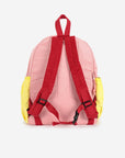 Bobo Choses - kids - colorblock corduroy backpack