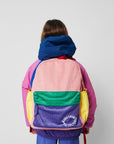 Bobo Choses - kids - colorblock corduroy backpack
