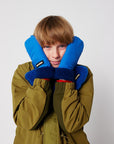 Bobo Choses - kids - sheepskin neck warmer - blue