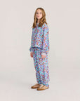 Bobo Choses - kids - watercolor allover cropped sweatshirt