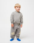 Bobo Choses Iconic - baby - poma grey joggers