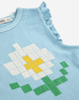Bobo Choses - kids - Pixel Daisy ruffled top